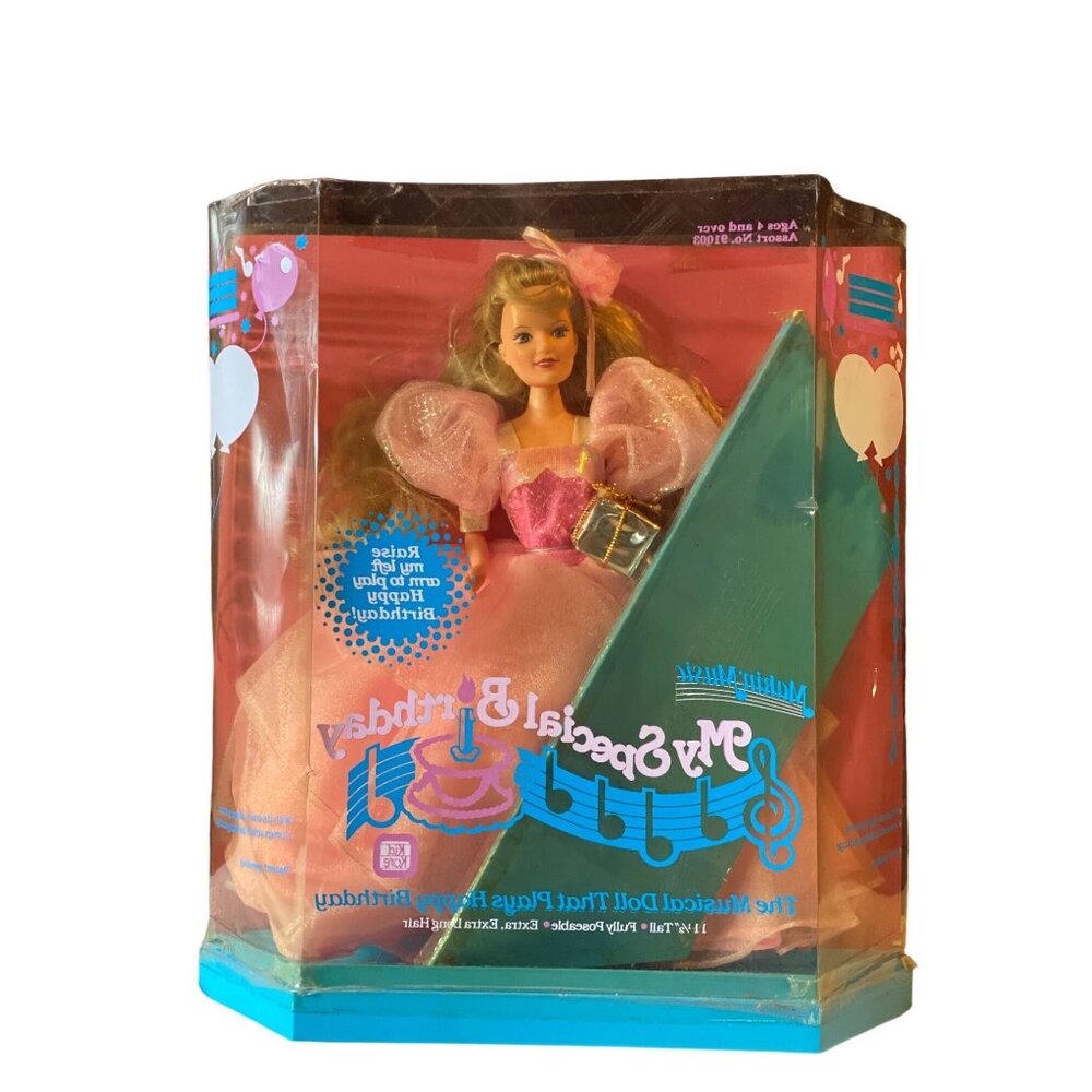 Making Music My Special Birthday 91003 Kid Kore 1990 Posable 11.5in Doll NRFB